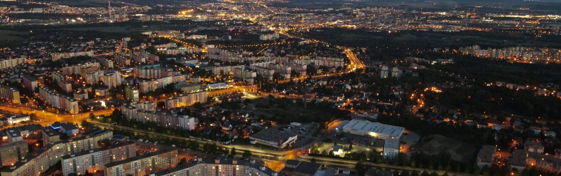 Noční Lochotín Plzeň